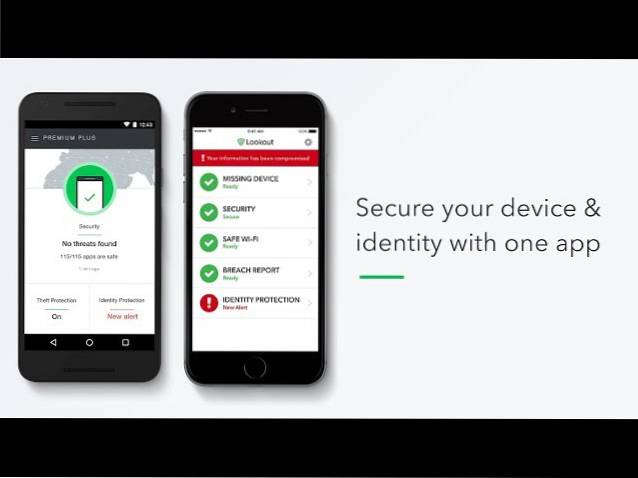 Proteggi e proteggi il tuo telefono Android con Lookout Mobile Security