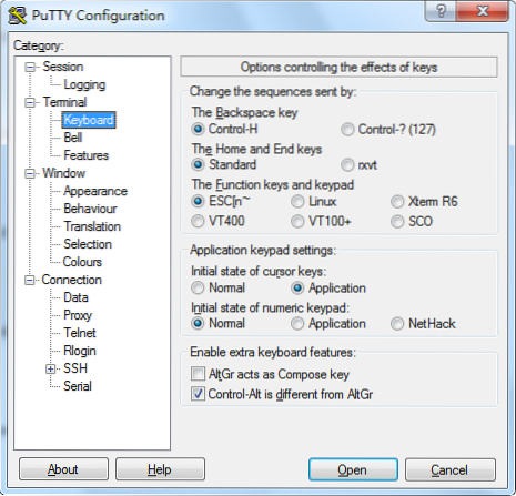 kit backspace fungerer ikke
