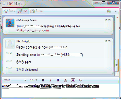Leer mensajes SMS en su computadora con TalkMyPhone [Android]