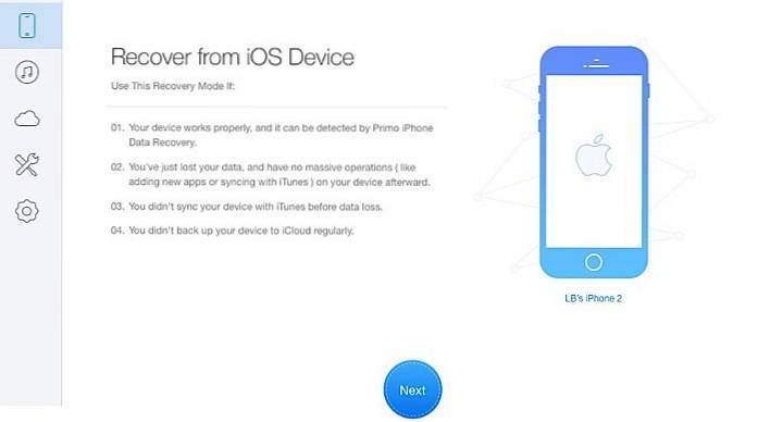 Zachraňte svůj digitální život s obnovou dat Primo pro iPhone