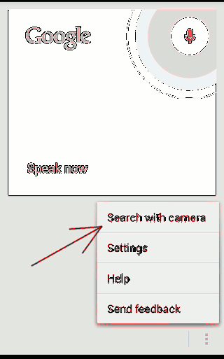 Scan Barcode Using Google Search App in Android