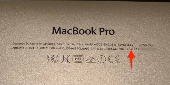 Apple check serial number macbook pro en8800gt