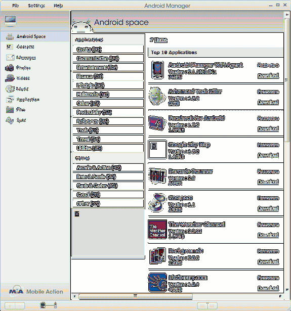 Sync Your Android Phone to Your Desktop Android Manager WiFi