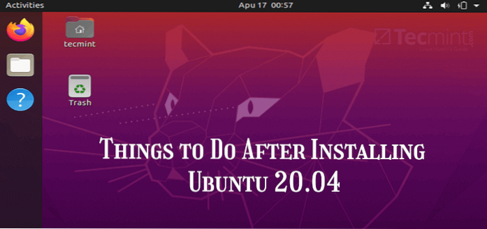 Saker du behöver installera efter installationen av Ubuntu