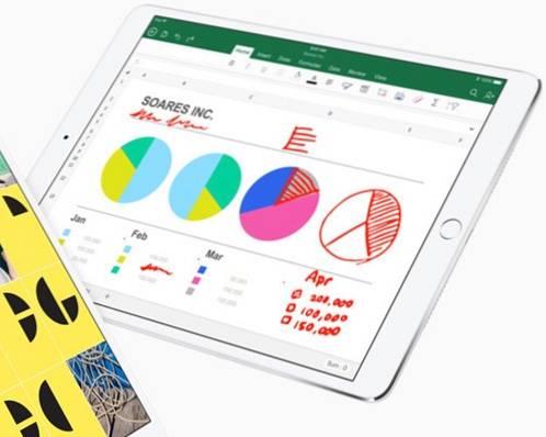 5 aplicativos principais para os 10 novos da Apple.5 iPad Pro