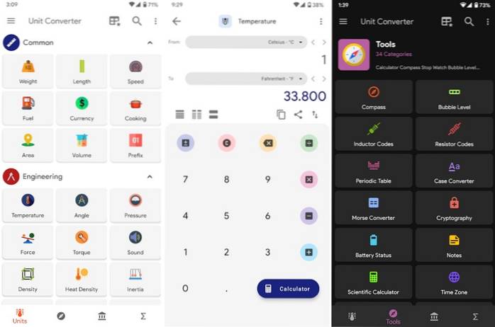 Top 5 aplicații de conversie pentru Android