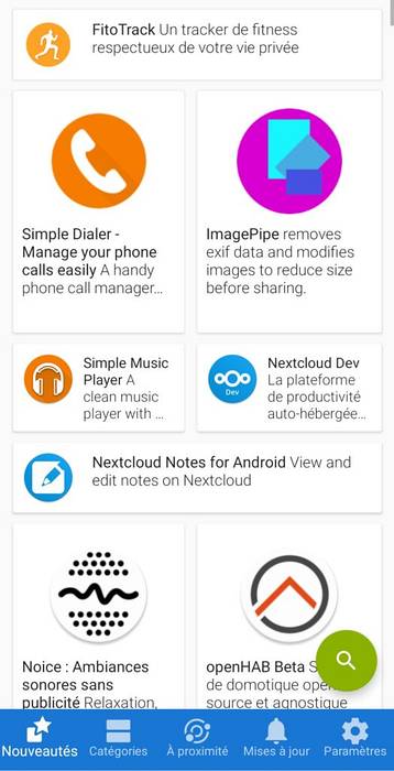 Verwenden Sie F-Droid, um Open Source Android Apps zu installieren