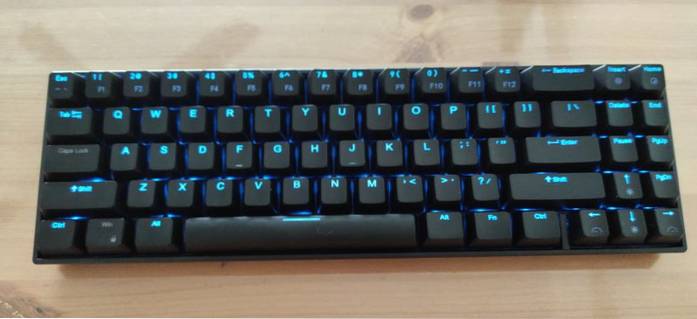 Revue du clavier mécanique sans fil VELOCIFIRE TKL71WS