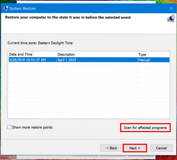What Does System Restore Do in Windows 10?