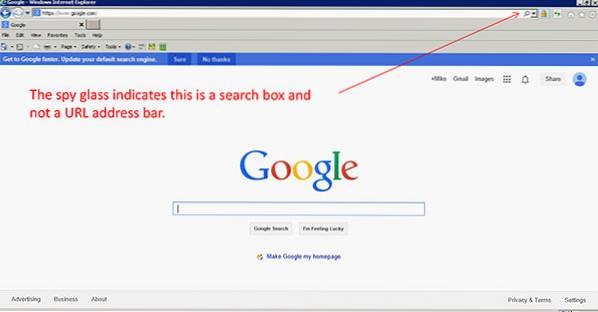 where is my address bar