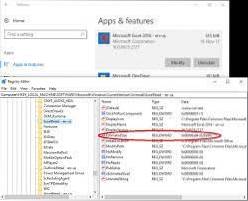 windows 10 not showing app size