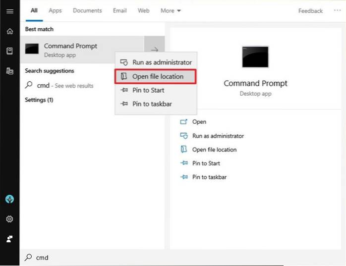 windows 10 settings run as administrator