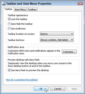 windows 7 taskbar changer
