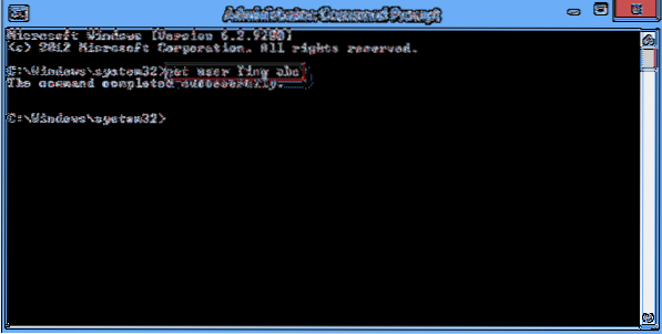 Windows 8.1 password amministratore dimenticata