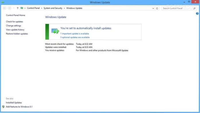 windows 8.1 updates
