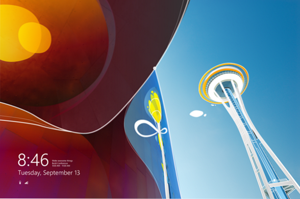 tapeta ekranu blokady systemu Windows 8