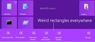 Windows 8 nessuna icona nella schermata iniziale