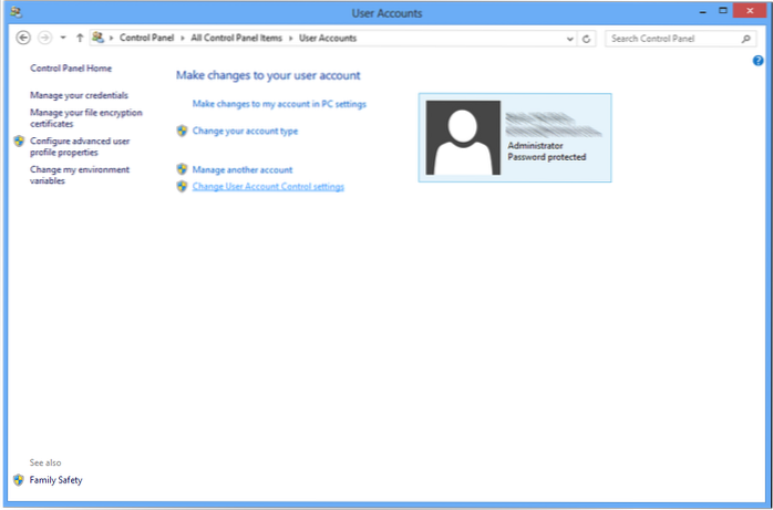 account utente di Windows 8