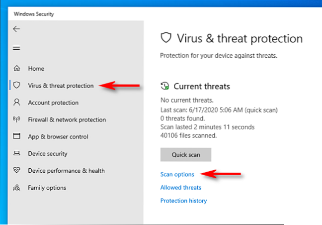 windows defender full scan