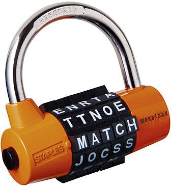 word lock image