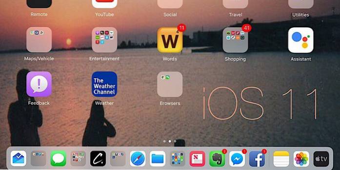 Lucrul cu iOS 11 - Este ca un iPad complet nou