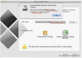 sua unidade usb inicializável não pôde ser criada boot camp suporta apenas o Windows 7 ou posterior