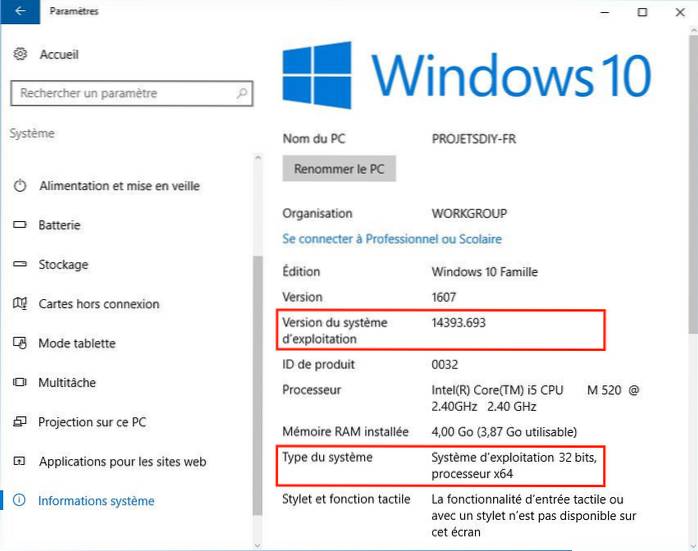 Windows pe 32 de biți sau pe 64 de biți