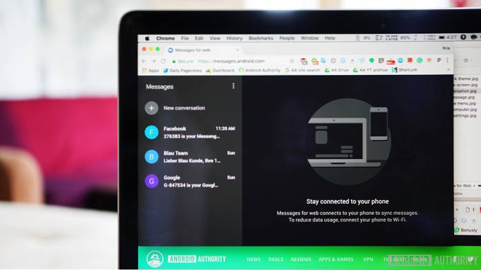 Android-Nachrichten auf dem PC