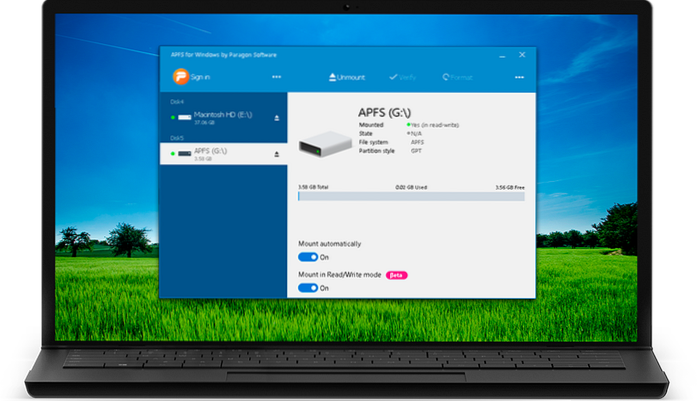 apfs per windows di paragon software