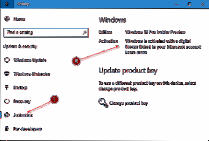 přidružit licenci Windows 10 k účtu Microsoft