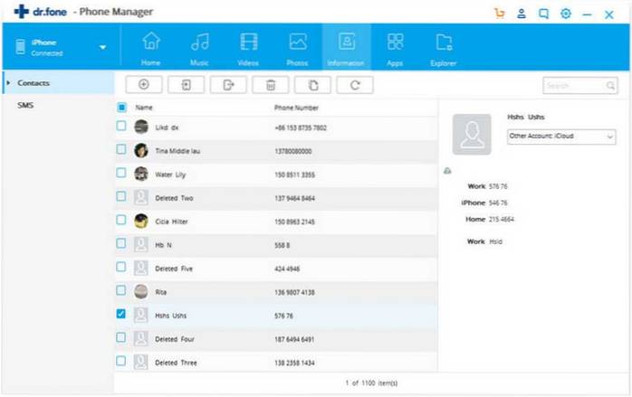 beste App, um Kontakte zu exportieren, um zu übertreffen