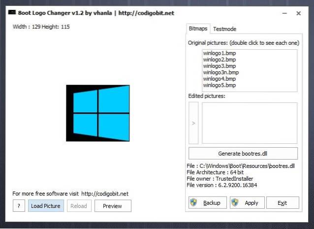 oppstartslogo-skifter windows 10