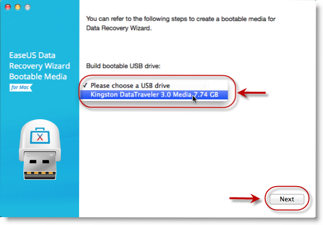 bootable usb to recover data