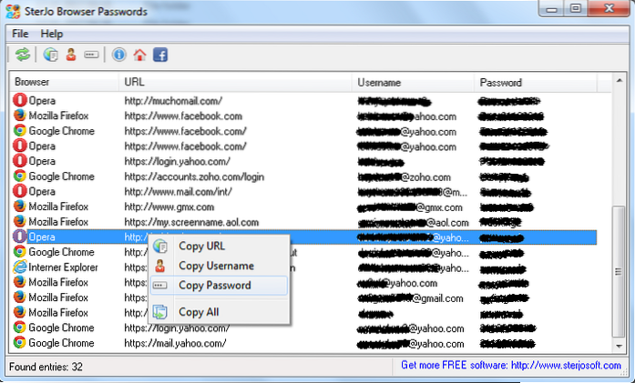 browser passwords