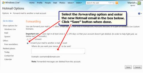 change hotmail username
