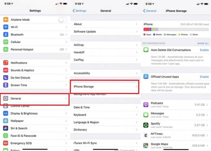 iPhone-Speicher reinigen