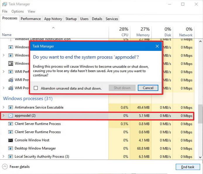 close all processes windows