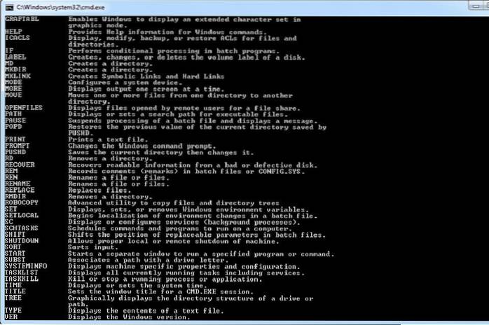 opdrachtprompt windows 7