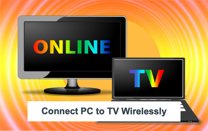 connect pc to tv wirelessly