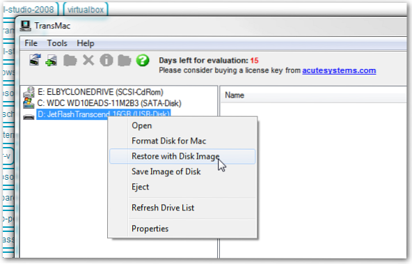 create mac bootable usb from windows without transmac