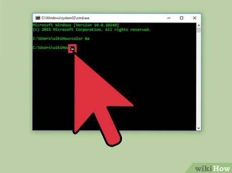 přizpůsobte cmd Windows 10