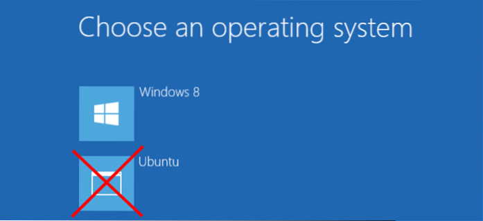 slett ubuntu dual boot
