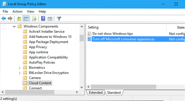 deaktiver Microsoft-innhold