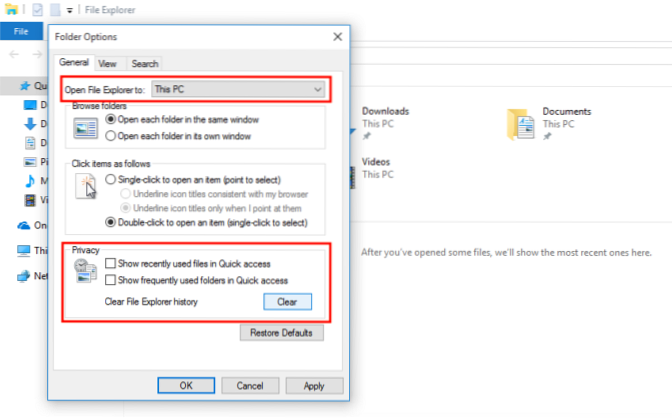 disable quick access windows 10 gpo