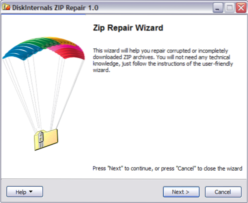 Naprawa zip diskinternals