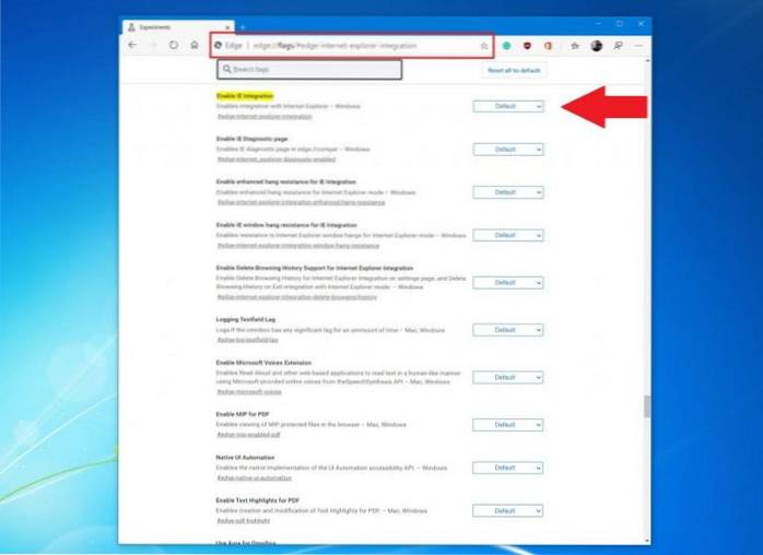 Verwendet Microsoft Edge die Internet Explorer-Einstellungen?