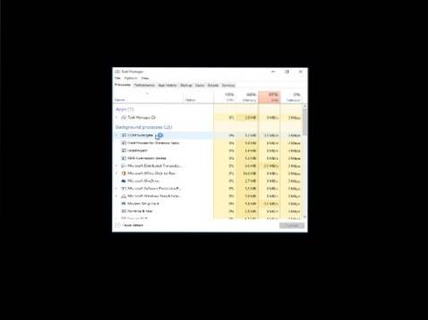sfârșitul sarcinii Windows Explorer ecran negru