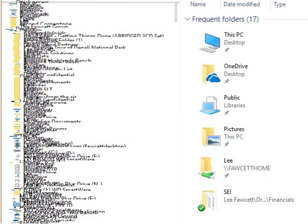 dimensione del carattere del riquadro di navigazione di Esplora file