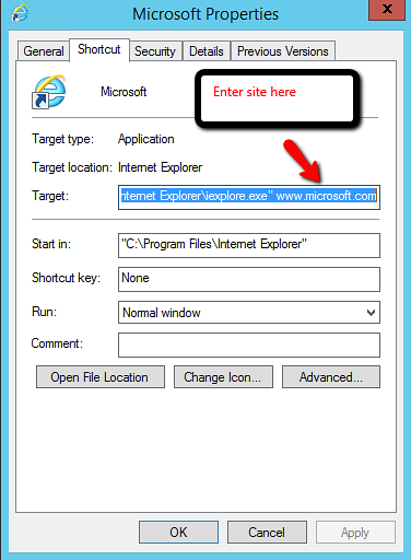 forțați hyperlinkul să se deschidă în Internet Explorer din Chrome