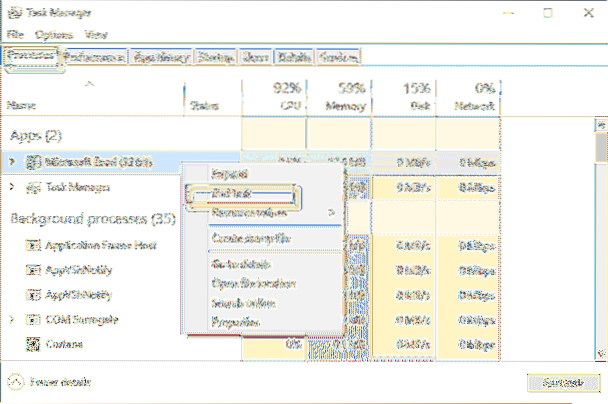 force quit windows 10